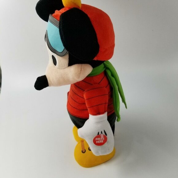 Just Play Disney Minnie Mickey Mouse Skiing Winter Plush Musical Dancing Lot 2 - Picture 11 of 12